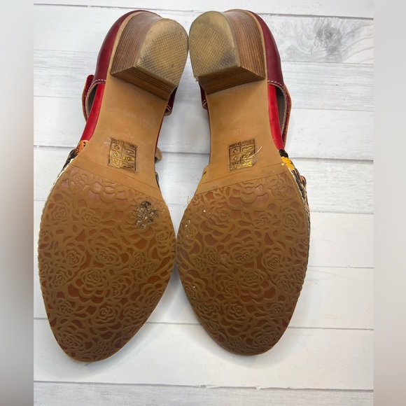 Spring Step Sunset Mary Jane Pump in red / Pre owner - Picture 3 of 11